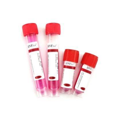 Disposable Vtm Sampling 5/7/10ml Specimen Tube Kit Medical Virus Test Vtm Transport Tube Kit with Flocked Nylon Nasal /Oral Throat Swab with CE