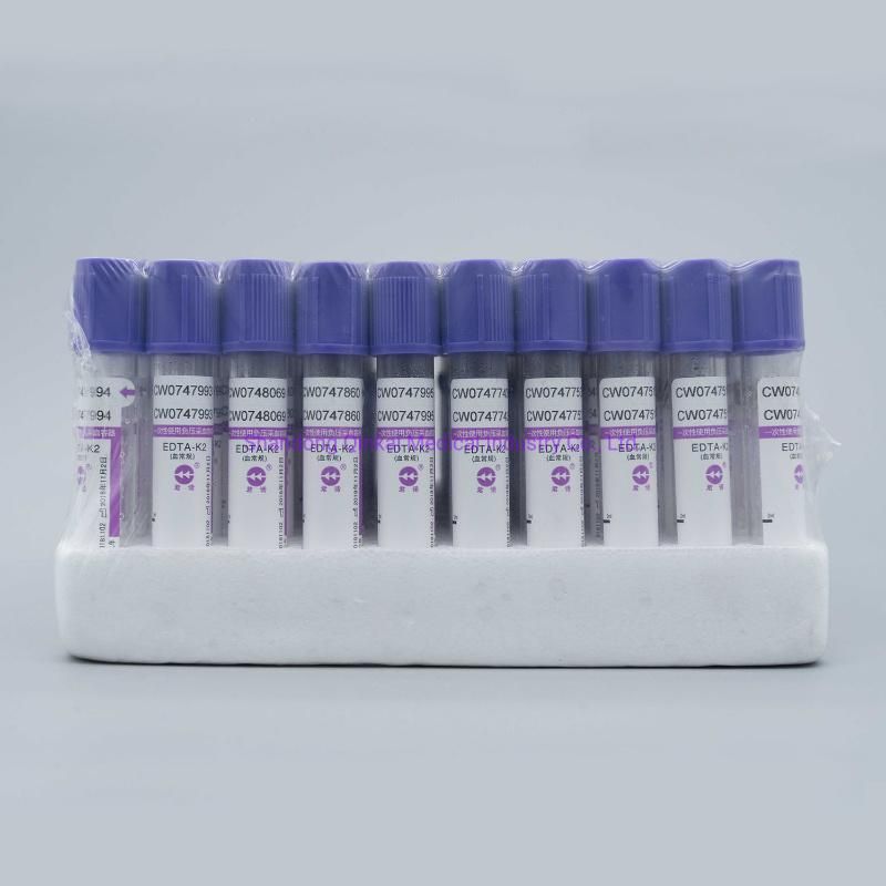 Plastic Plain Vacuum Blood Collection Tube