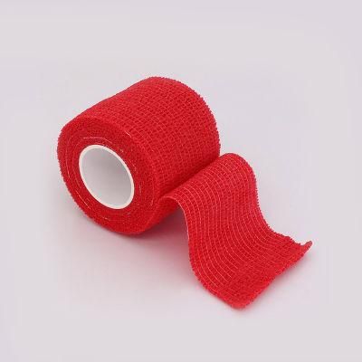 Top Ranking Colorful Cohesive Elastic Self Adhesive Bandage with TUV Rheinland CE Certified