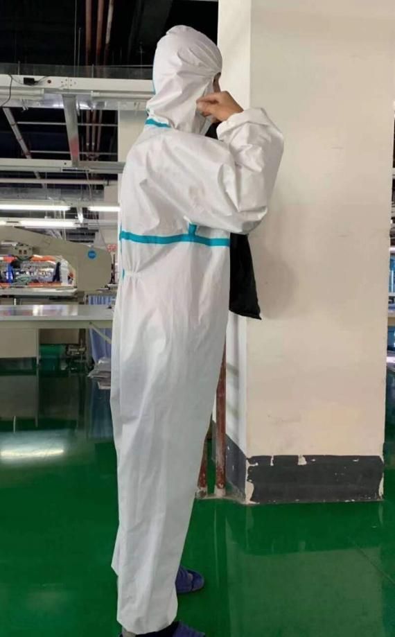 Medical Disposable Protective Clothing Cover-All Protective Suit for Protection