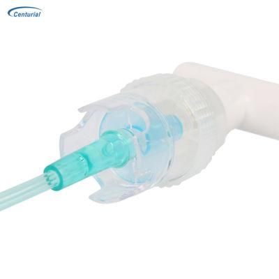 Nebulizer Mask Aerosol Mask Pediatric Standard with Elastic Strap Adjustable Nose Clip 7 Fts Oxygen Tubing