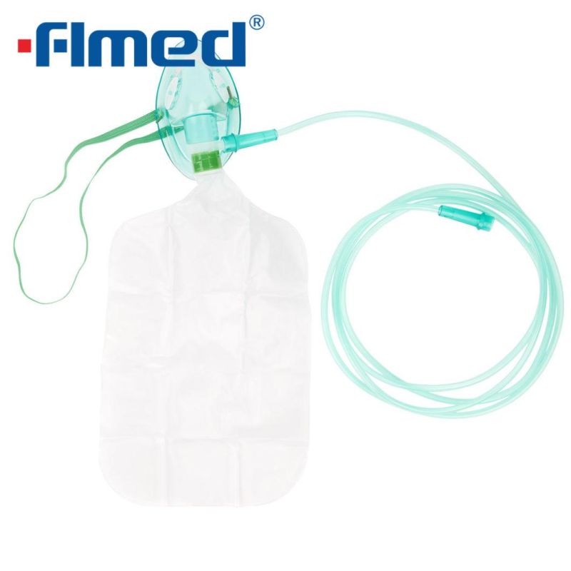 High Quality Non-Rebreather Oxygen Mask with Reservoir Bag