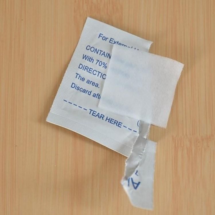 Non-Woven 3*6.5cm Alcohol Prep Pad Medical Supplies