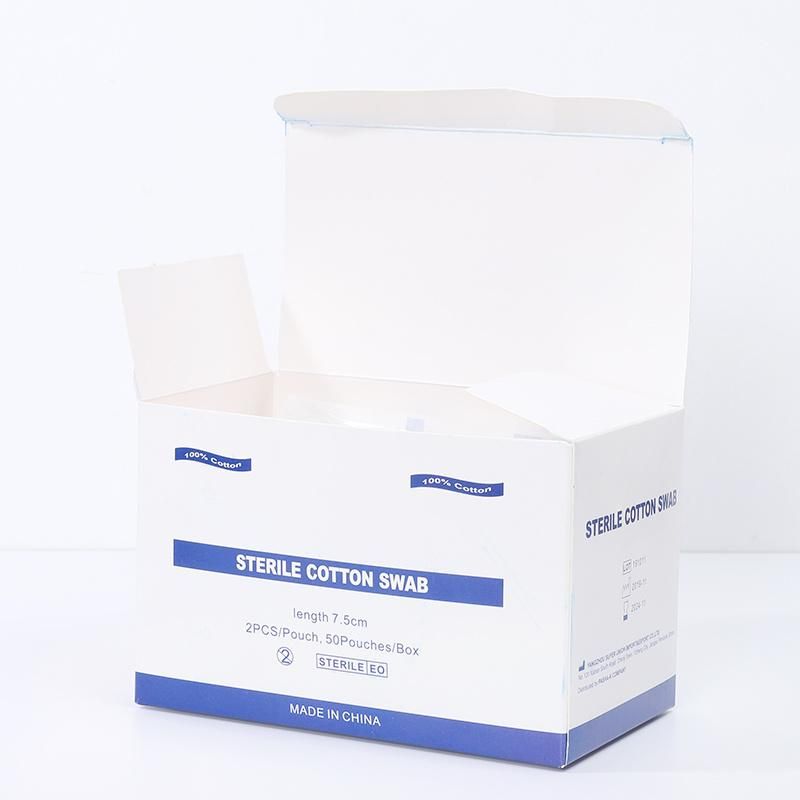 New Disposables Mini Medical Cotton Swab Sterilized