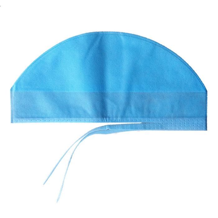 ISO13485 Certified Hygienic Protection Blue Safety Surgical Disposable Hospital Surgical SBPP Polypropylene Factory Surgeon Non-Woven Cap