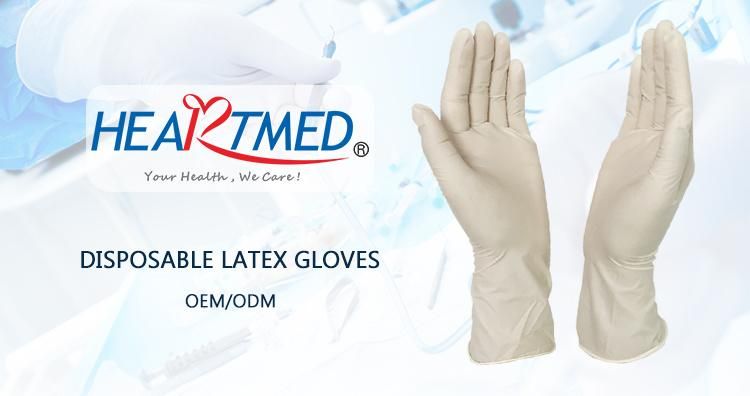 Disposable Medical Powered and Power Free Guantes Des Latex Malaysia Latex Examination Gloves Price