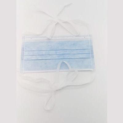 3ply Non Woven Outdoor Protective Tie on Disposable Face Mask