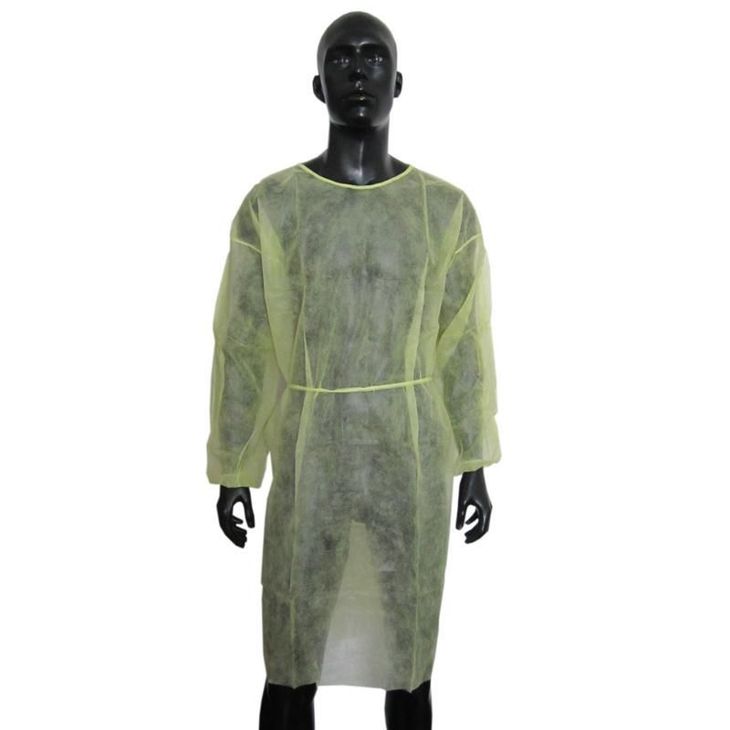 Disposable Non-Woven Green Surgical Waterproof Sterile Isolation Gown