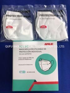 FFP2 Mask Ce En149 FFP2 Face Masks Particulate Filter Respirator FFP2 Facemask Dust Mask