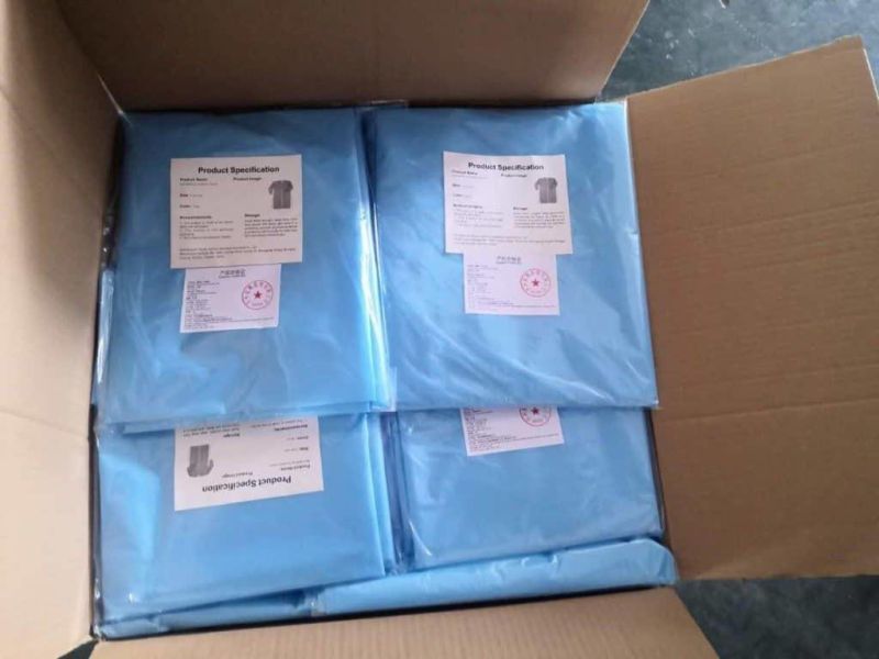 Non Woven Visitor′s Coats 35GSM Non-Woven Material White Color