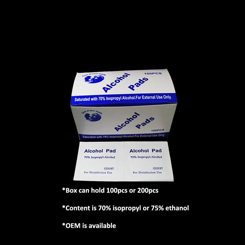 Medical Disposable Sterile Isopropyl Alcohol Pad Alcohol Swab