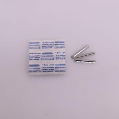 Disposable Sterile Stainless Steel Steel Blood Lancet Needle