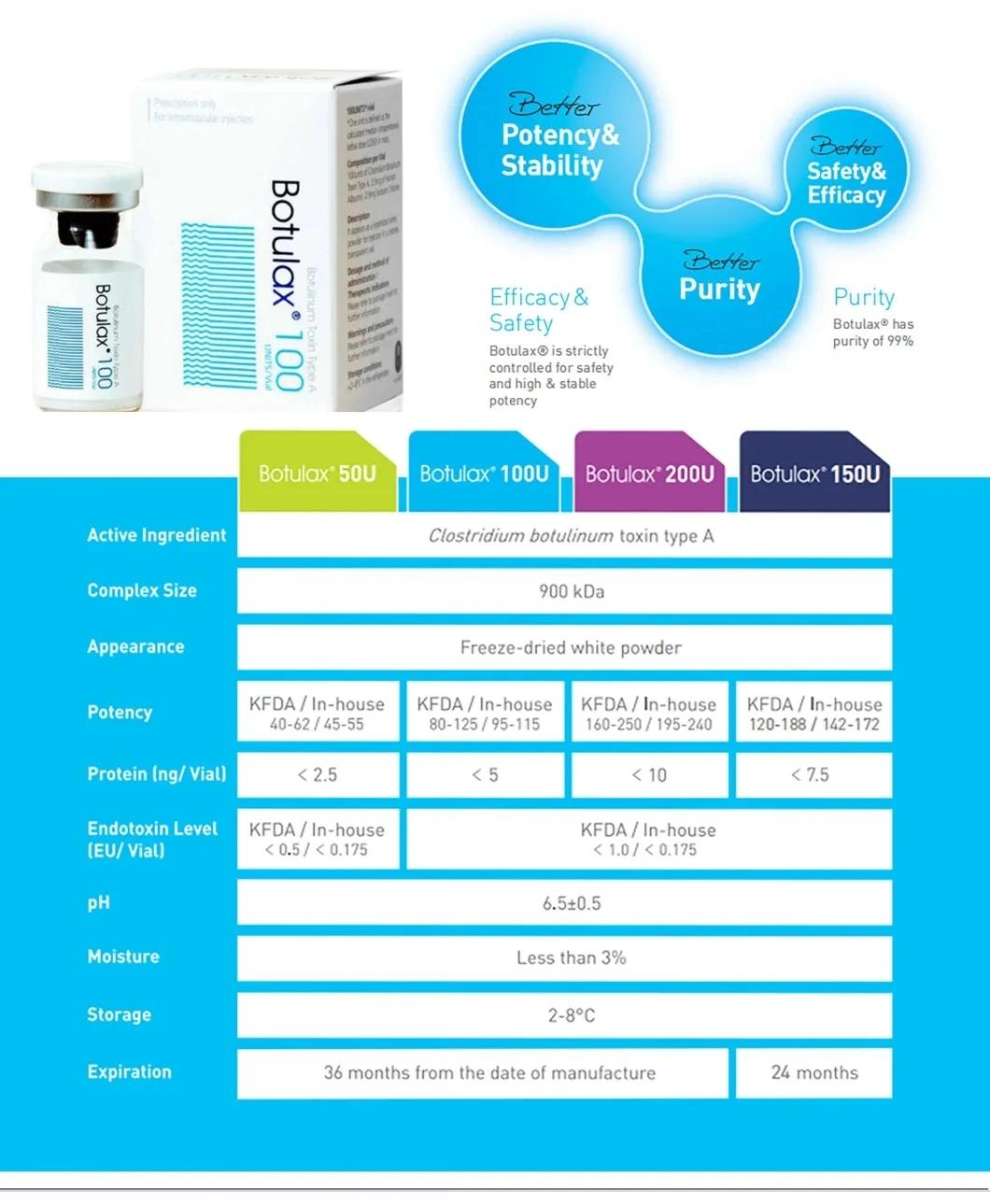 Injectable Korea Top Selling Botulax Meditoxin Innotox Nabota Hutox Novatox Dysport Injection Re N Tox Wrinkles Removal