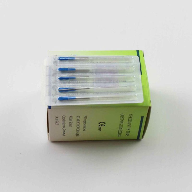 CE Disposable Steel Handle Sterile Acupuncture Needle Korean Type at-9