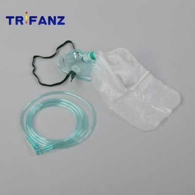 Surgical Supplies Disposable PVC Oxygen Mask Nonrebreathing Mask for Hospital