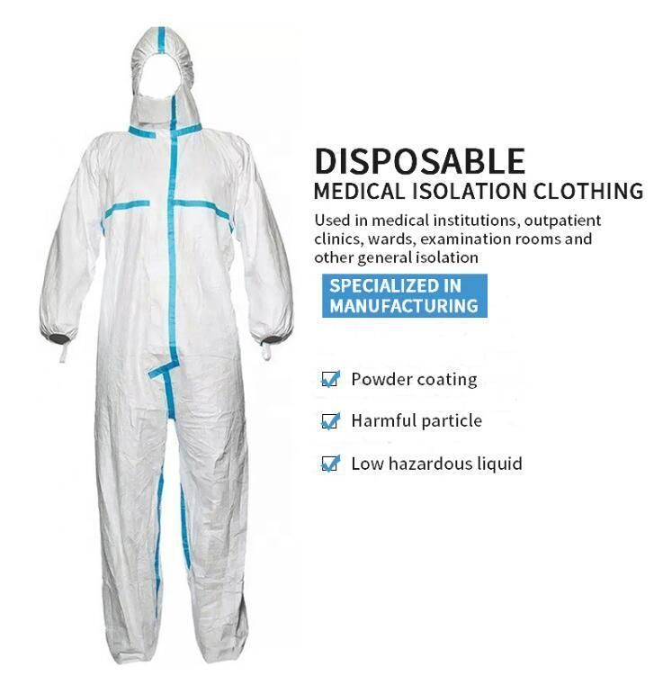 Protective Clouthing Clothes, Mameluco Proteccion Patient Woven Gown, Patient Gown, Washable Reusable Patient Gown