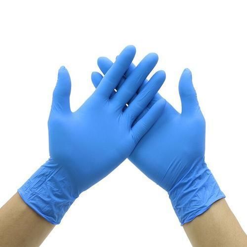 Powder Free Blue Disposable Medical/Non-Medical Examination Nitrile Gloves with CE