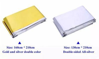 Hot Sale Hospital FDA Approved Survial Tent Waterproof Aluminum Foil Isothermal Rescue Insulation Survival Blanket