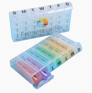 Hot Sale 7 Days Weekly Plastic Medicine Pill Box