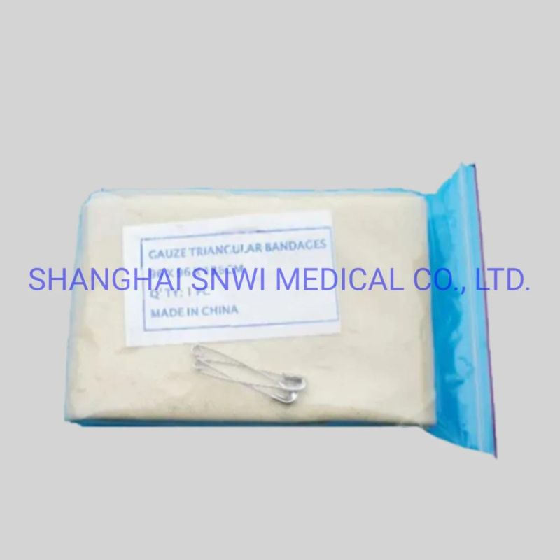 Disposable Surgical Supply Product Gauze Non Woven Medical Triangular Bandage for Hospital Use