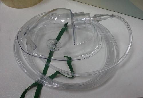 CE ISO Medical Grade PVC Simple Disposable Medical Oxygen Mask