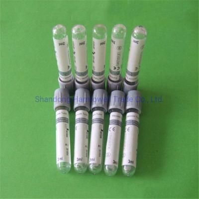 Disposable Glass Vacuum Blood Sample Tube Sodium Fluride Glucose Tube