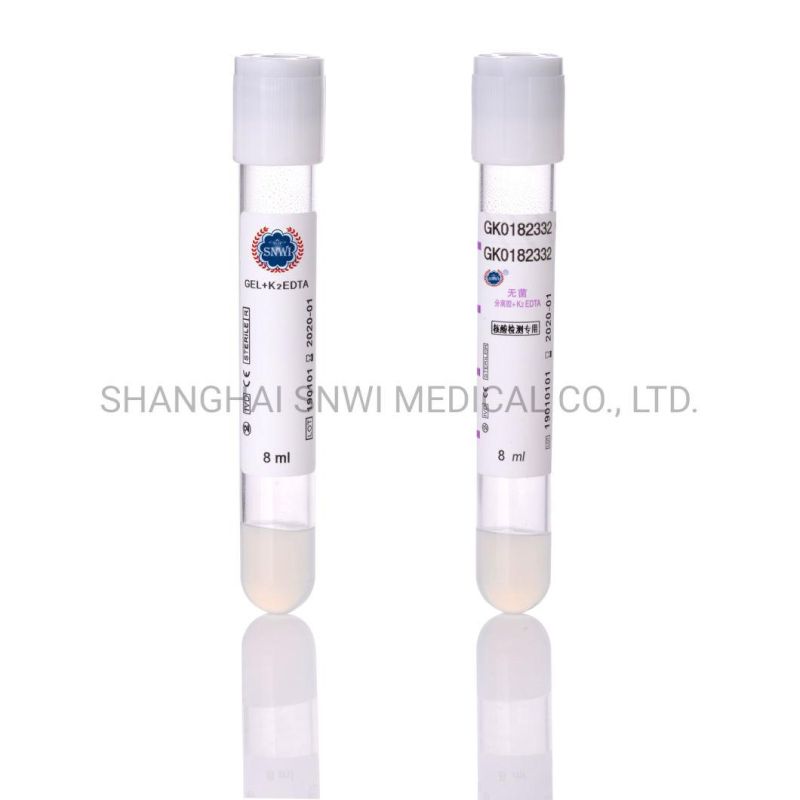 CE&ISO Certificate Disposable Medical Blood Glucose Collecting Vessel (Blood Collection Tube)