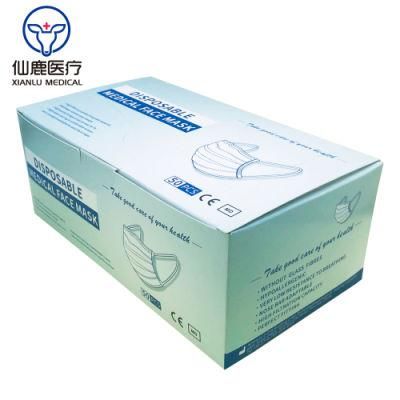 Disposable 3ply Medical Face Mask with En14683 Type Iir Surgical Mask