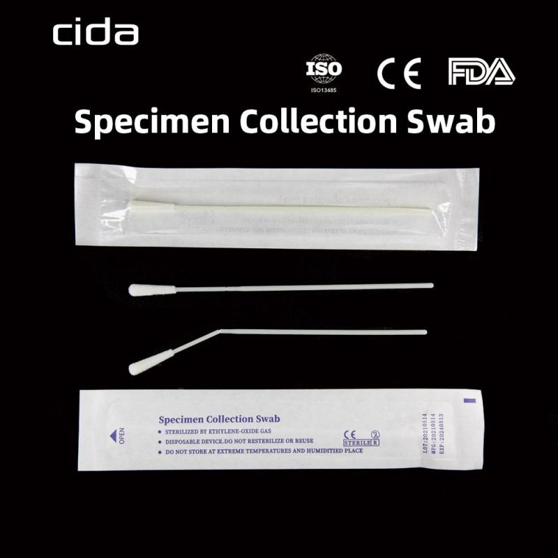 CE FDA Medical Disposables Sterile Oral Oropharyngeal Nasal Nasopharyngeal Sampling Kits Throat Nose Collection Vtm Swab for PCR Rapid Diagnostic Test