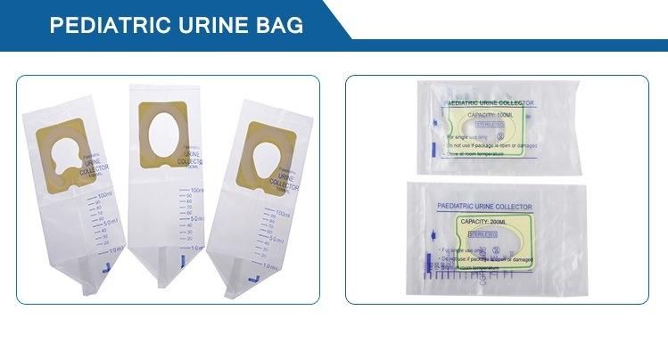 Disposable Urinary Drainage Bag 2000ml with Anti-Reflux Device Latex-Free Sterile