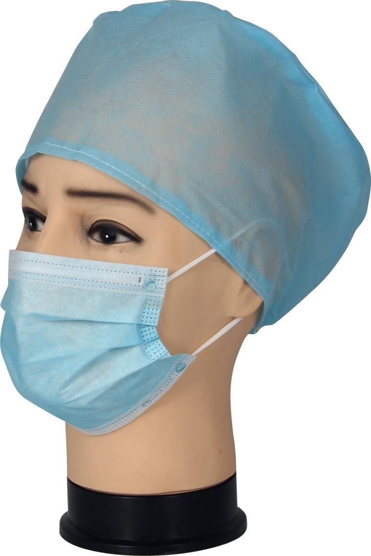 Medical Caps Clean Room Cap Disposable Medical Consumable Non Woven Caps