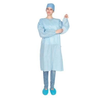 Factory Directly Wholesale Non Woven Disposable Isolation Gown Surgical Gown