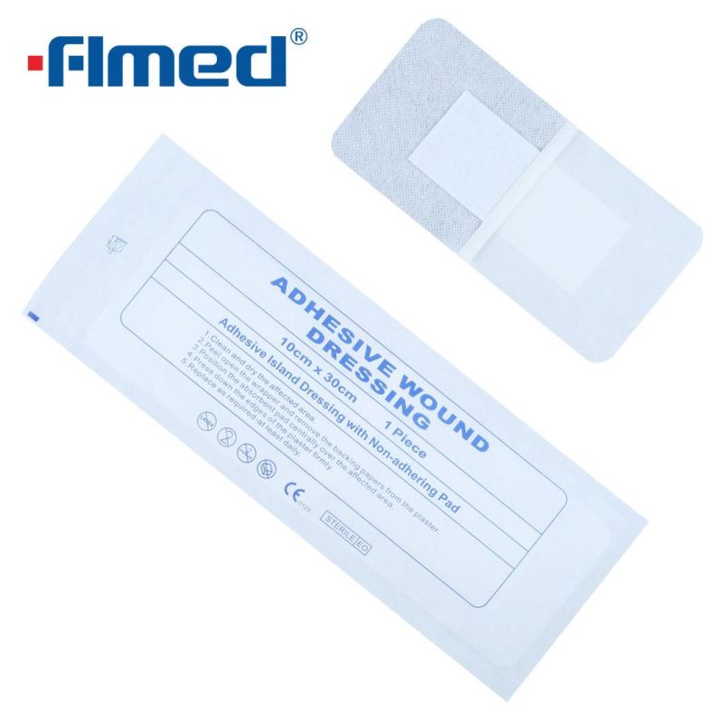 Square Spunlace Non-Woven Self Adhesive Wound Dressing