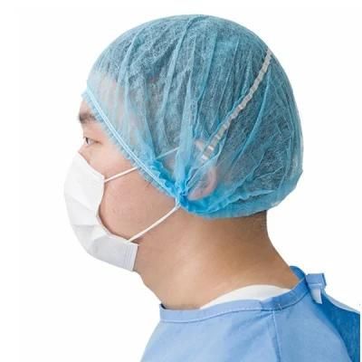 Disposable Detectable PP Clip Mob Cap with Metal Strip