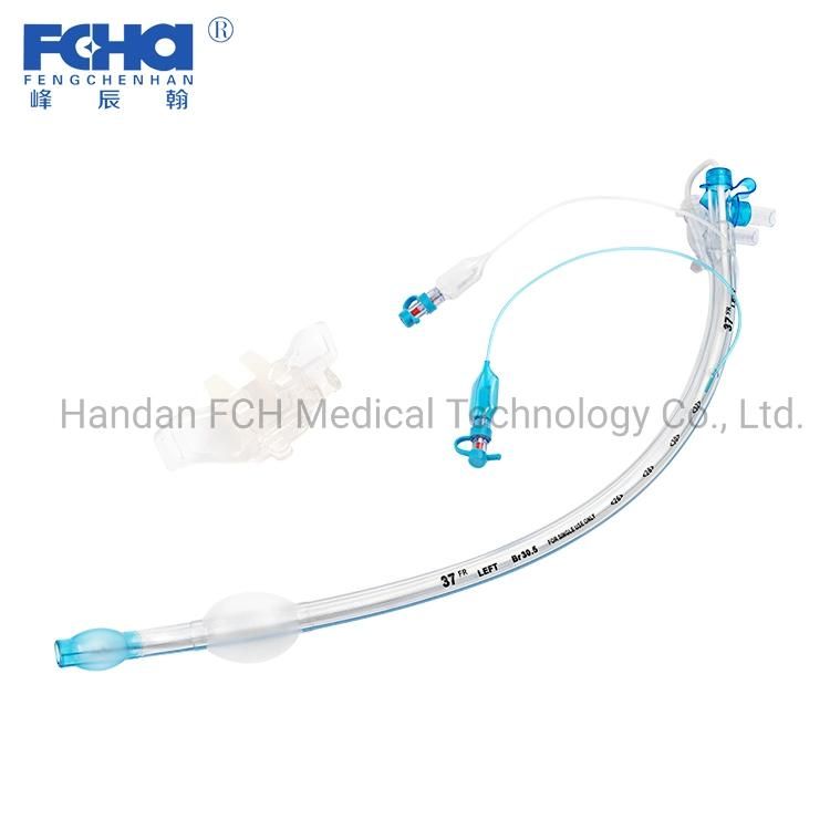 Double Lumen Endobronchial Tube Disposable Medical Consumables PVC Double Lumen Endobronchial Tube