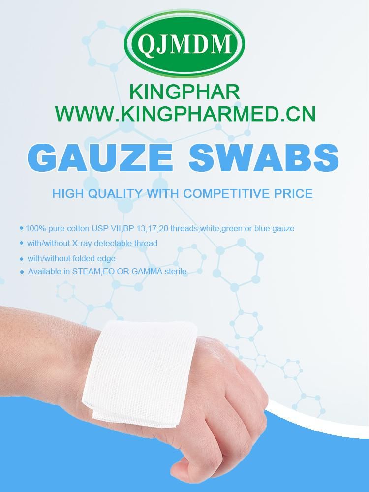 Different Cutting Manufacturer Made Y/I Cut Gauze Swab Medical Absorbent Sterile Gauze Sponges Gauze Dressing Swab Gauze Bandage Gauze Pads