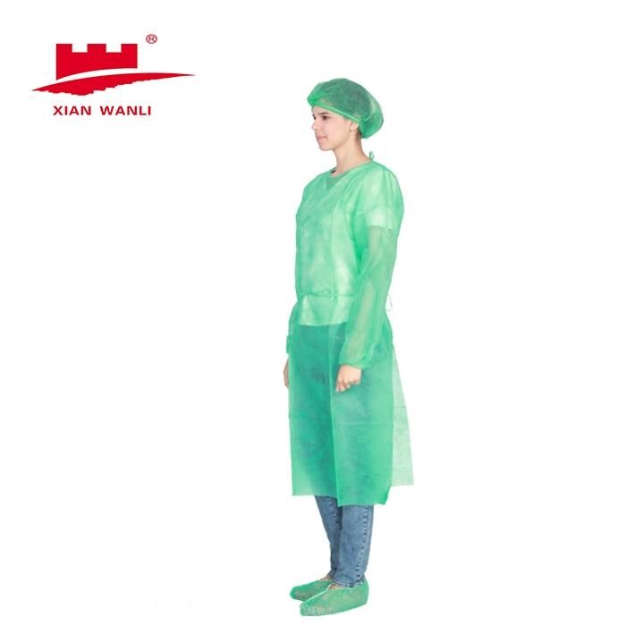 Disposable Non Woven Light Weight Isolation Gown Protective Wear