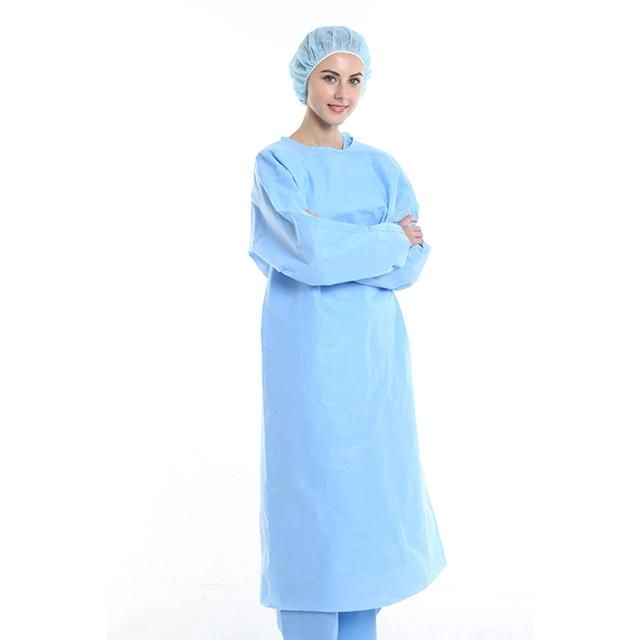 Reinforce Disposable Eo Sterile SMS Surgical Gown Smmms AAMI Level 3