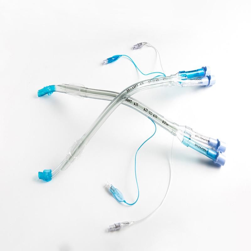 Disposable Medical PVC Double Lumen Endobronchial Tube, Size- 37 Left