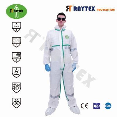 Disposable Spray and Anti Dust Microporous Nonwoven Type 5/6 Coverall