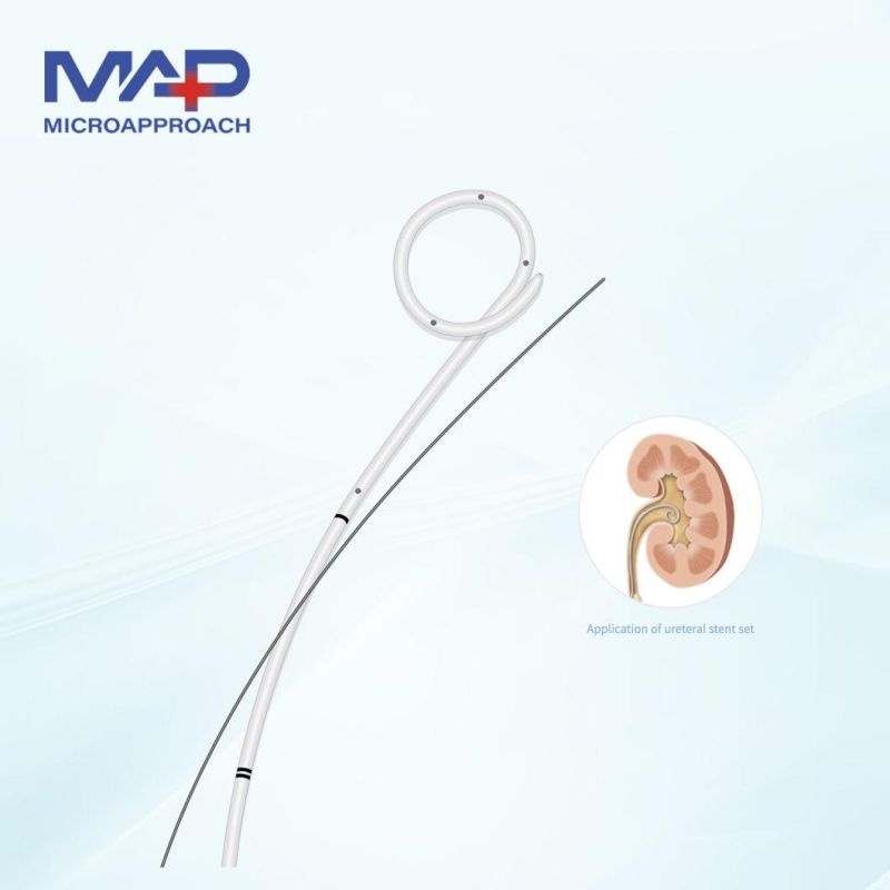 Medical Double J Pigtail Urology Catheter Ureteral Stent with CE