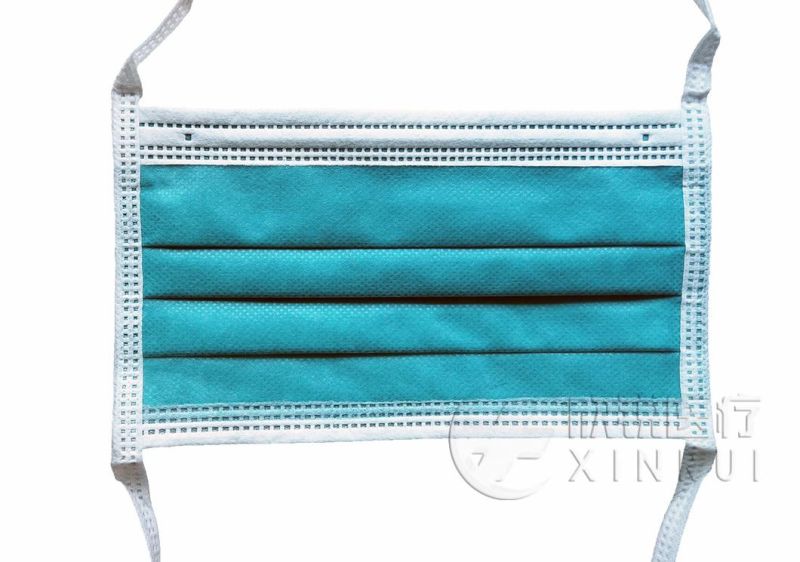 Disposable 4-Ply Non-Woven High Level Medical Mask Surgical Face Mask with Tie Bands