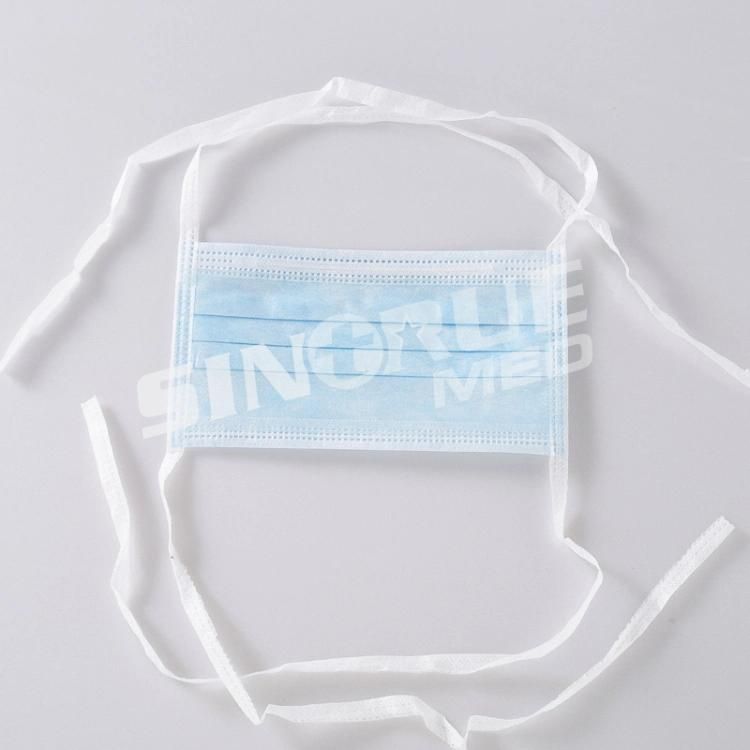 Disposable 3ply Lace-up Medical Face Mask