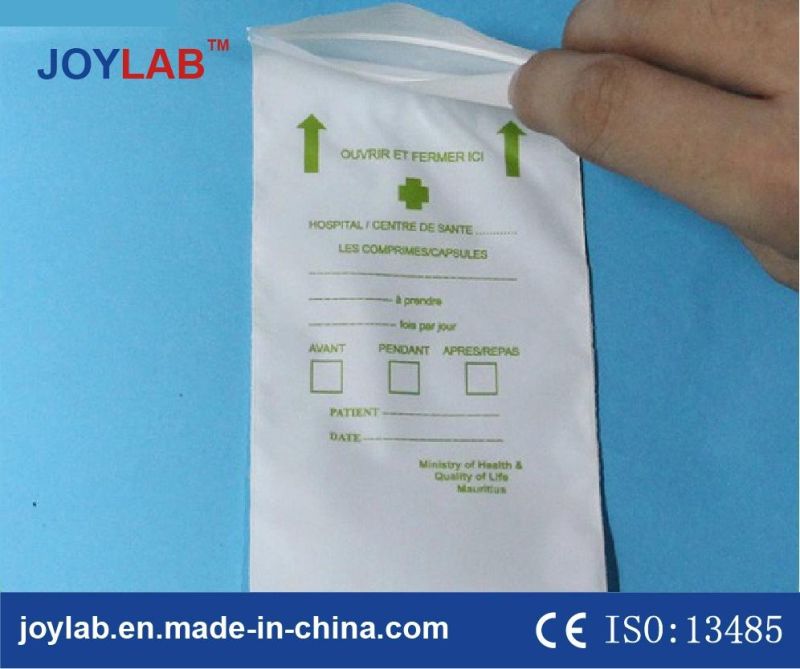 LDPE Zip Lock Plastic Medicine Bag/Plastic Zip Bag/LDPE Zip Lock Bag