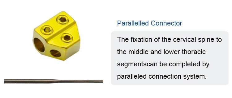 Orthopedic Implants Titanium Posterior Cervical Fixation System for Spine Surgery