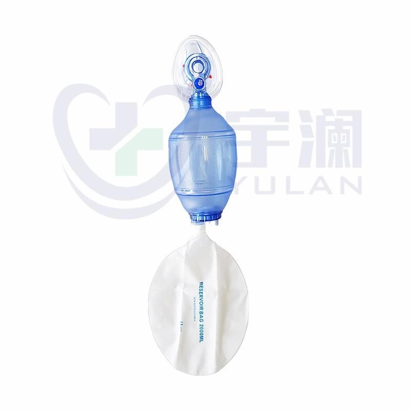 Disposable Medical CPR PVC Mask Manual Resuscitator Ambu Bag