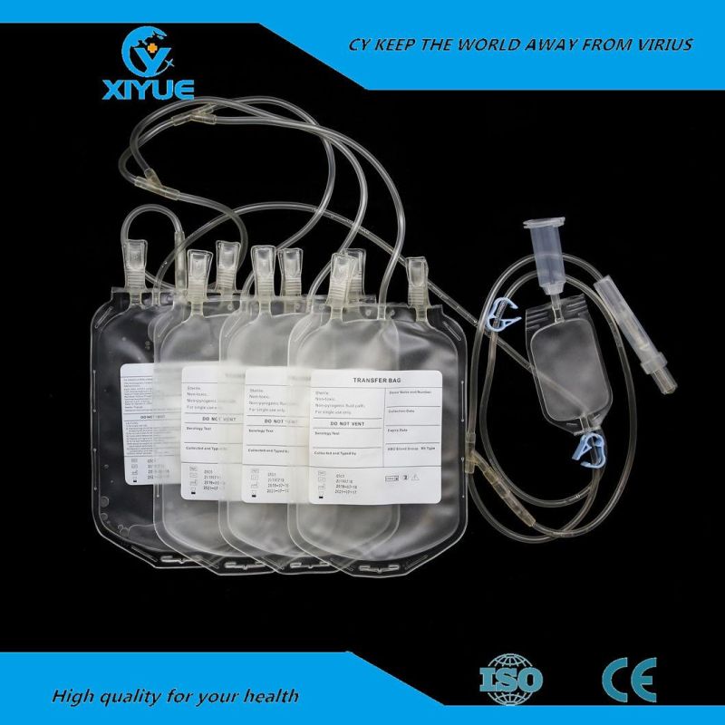 Medical Consumables Disposable Sterile Blood Bag for Blood Collection Single 250ml