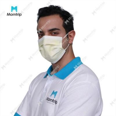 Disposable Medical Earloop 3 Layer Protective Hypoallergenic Face Mask