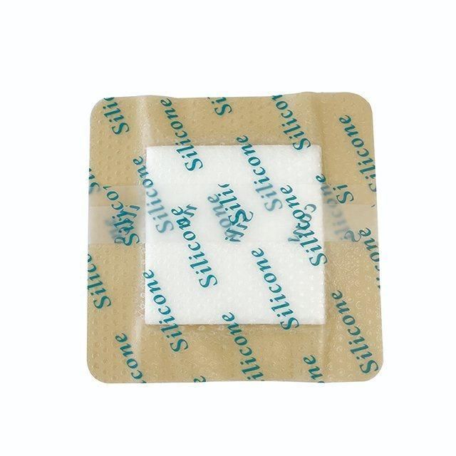 Advanced Wound Care Medical Sterile Adhesive Silicone Foam Dressing