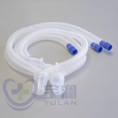 Medical Disposable Sterile Corrugated Ventilator Breathing Circuit for Adult